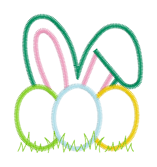 EASTER - BUNNY EARS WITH EGGS