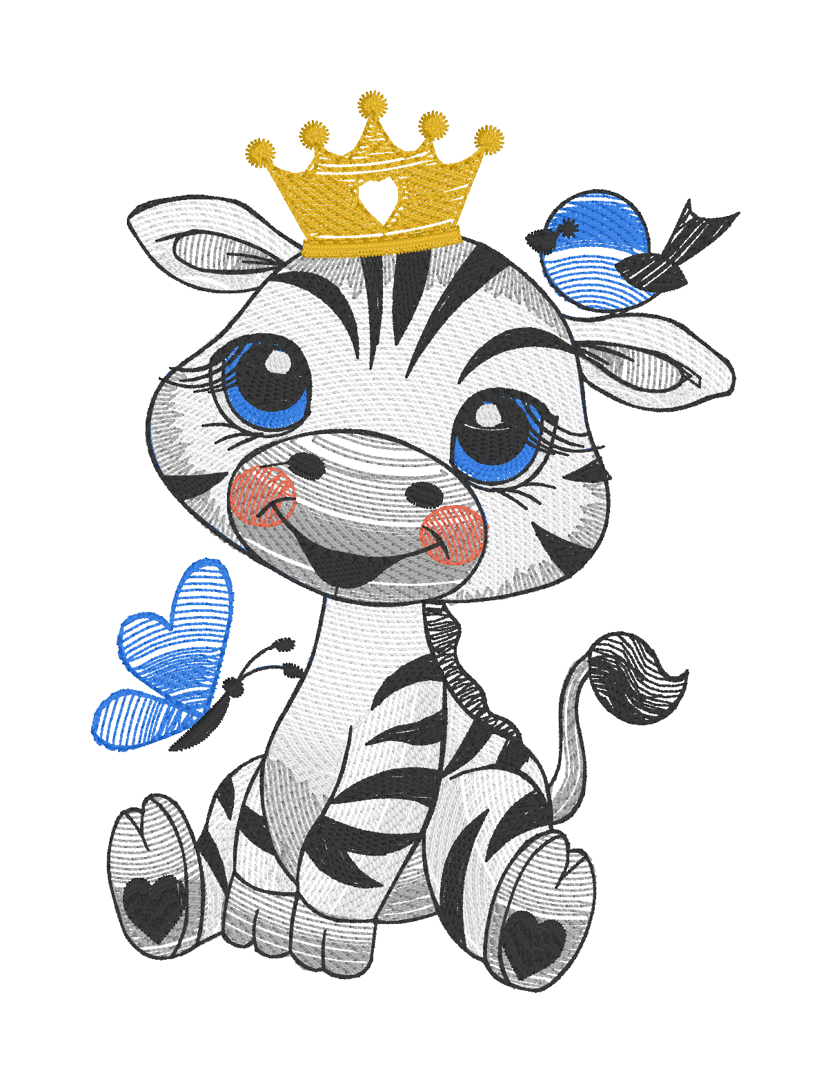 BABY KING BOY ZEBRA