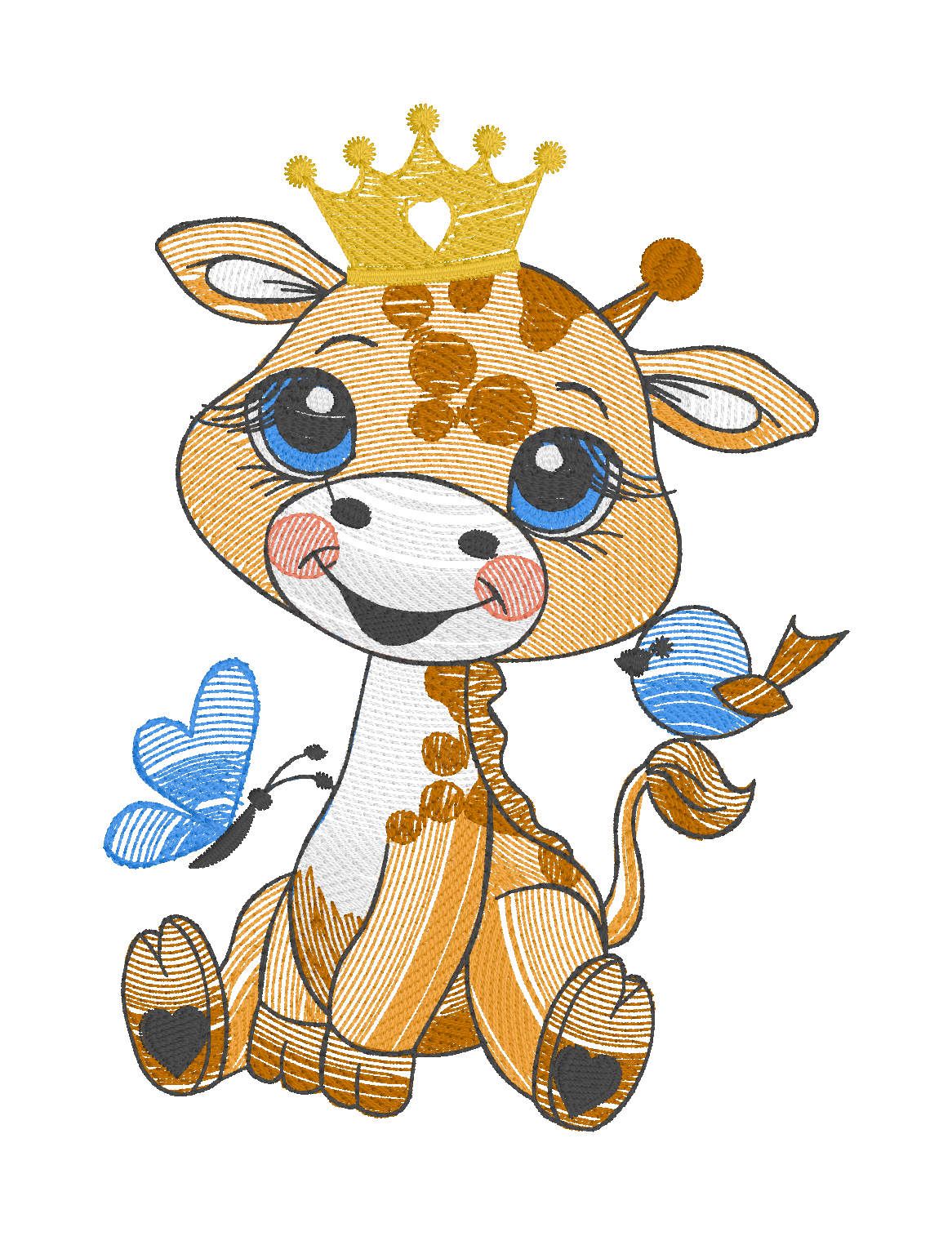 BABY KING BOY GIRAFFE