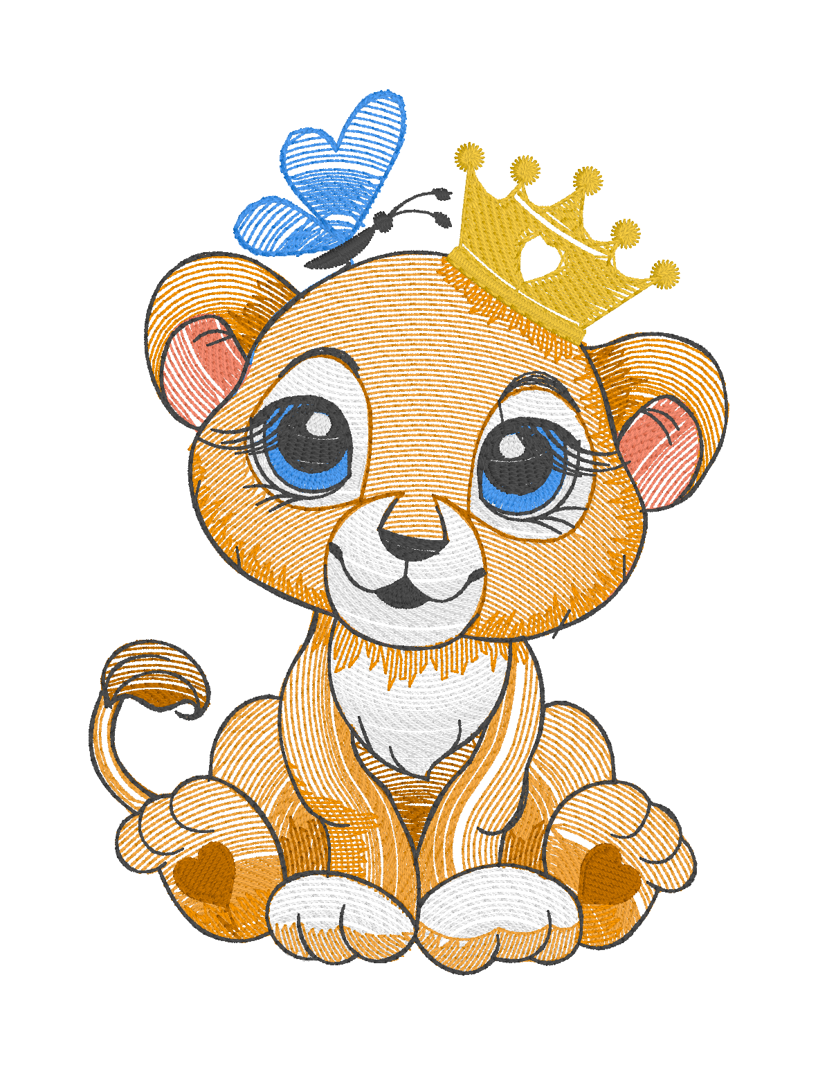 BABY KING BOY LION