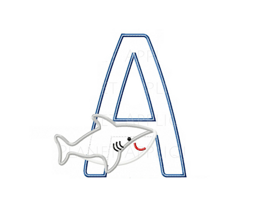 MONOGRAM - SHARK FONT