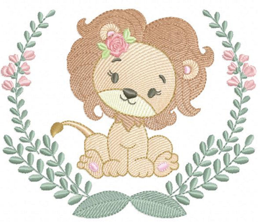 LION GIRL FRAME